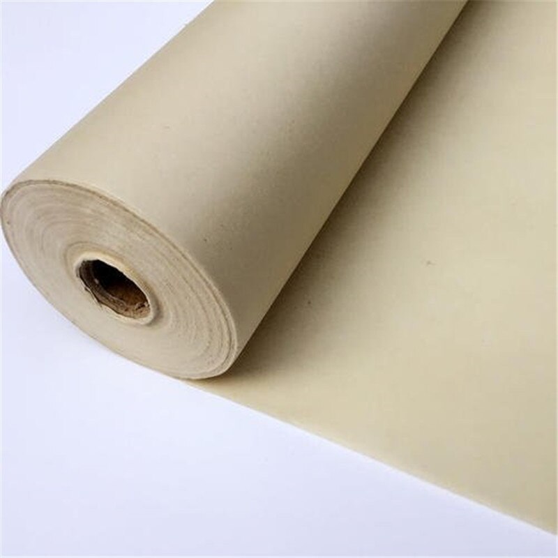 Antique raw half-raw rolling paper scroll rice paper Chinese calligraphy ink xuan scroll painting roll 50Mx35cm/50Mx50cm 1pc