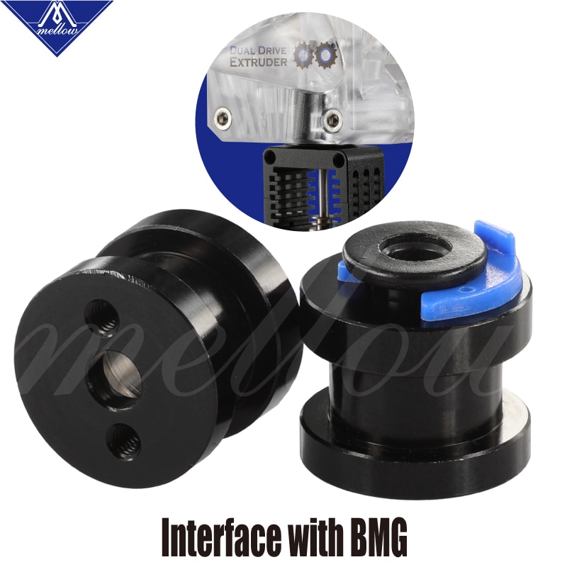 Mellow NF-Crazy Groove Mount Adapter For BMG Extruder For BMG Extruder 1.75MM Mosquito All Metal Adapter for Mosquito Hotend