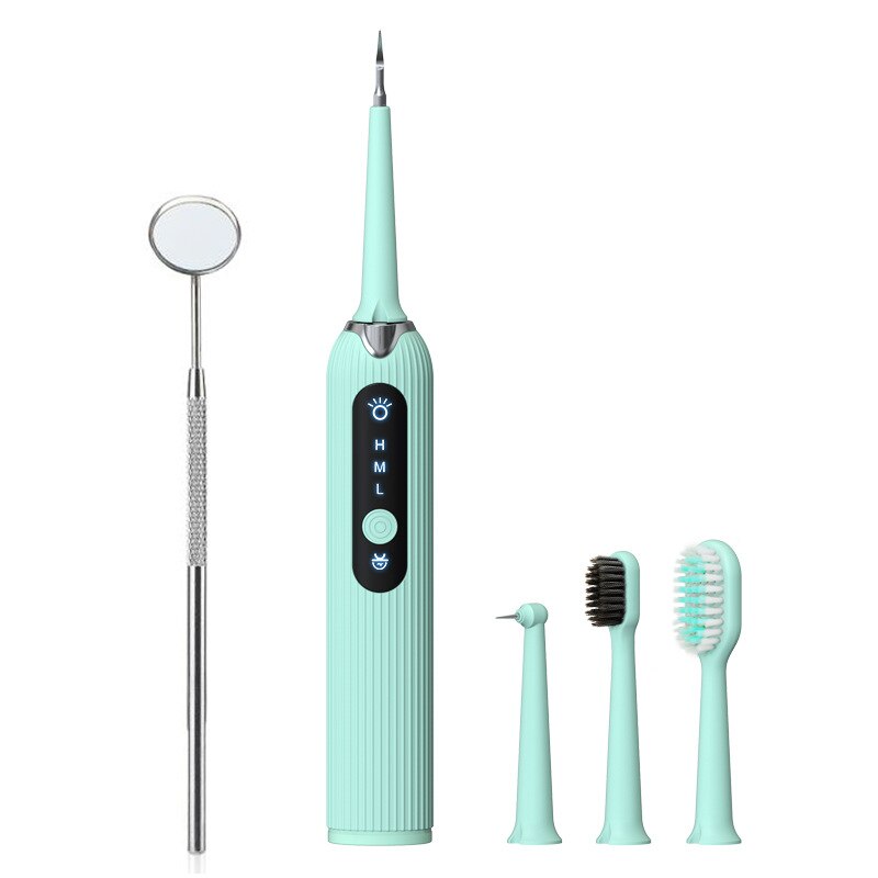 Electric Ultrasonic Vibration Tooth Calculus Remover Sonic Dental Scaler Tooth Stains Tartar Plaque Teeth Cleaner Oral Hygiene: 03