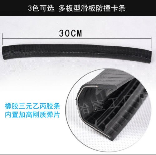2pcs Skateboard/Longboard Nose Guard Tail Guard Deck Anticollision Protect Cover
