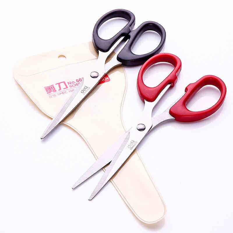 Deli Stainless Steel Scissors Office School Supply Stationery Home Paper Cutter Knife Business Tailor Scissor Cutting Tool