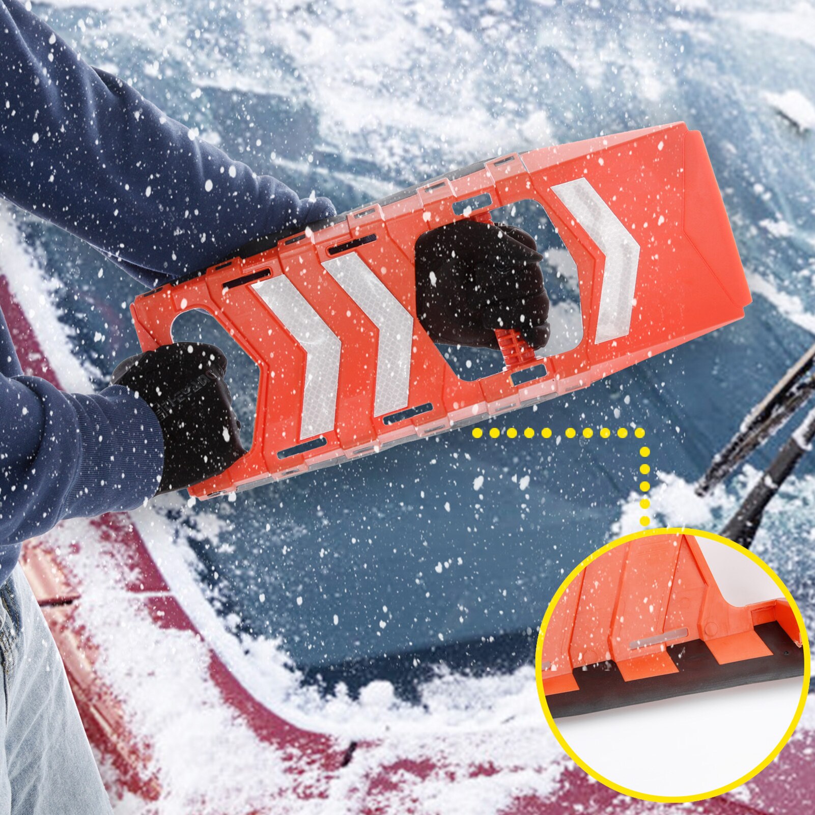 Multi-purpose Plastic Car Vehicle Clearing Snow Breaking Ice Safety Shovel Tool