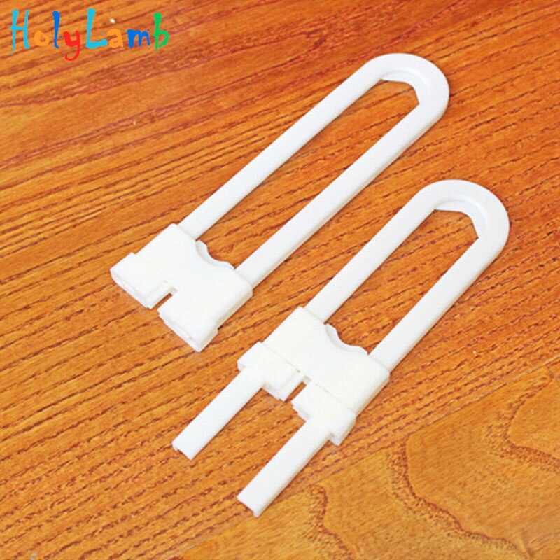 Blocco dell&#39;armadio a forma di U sicurezza del bambino sicurezza dei bambini sicurezza dei bambini sicurezza dei bambini sicurezza dei bambini blocco del cassetto a prova di bambino per il castello dell&#39;armadio