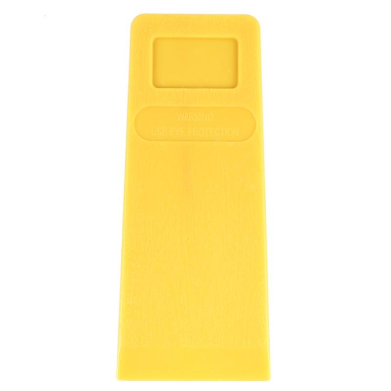 1 ud. Cuña de tala útil dispositivo de registro cuña de tala de plástico herramienta luminiscente duradera cuña de corte de madera portátil