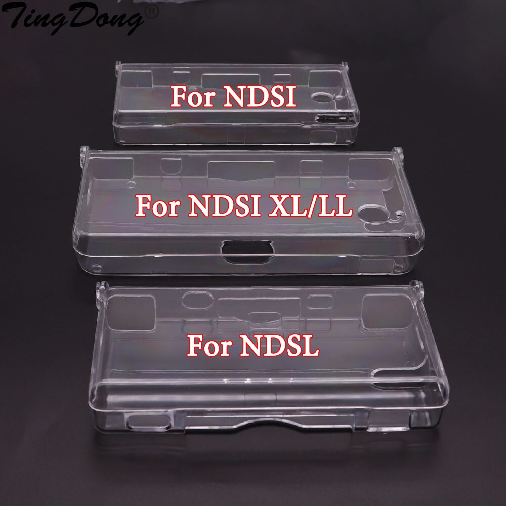 Transparent Crystal Case Clear Hard Cover Shell For Nintend DSL NDS Lite NDSL for DSi NDSi XL LL NDSXL Console
