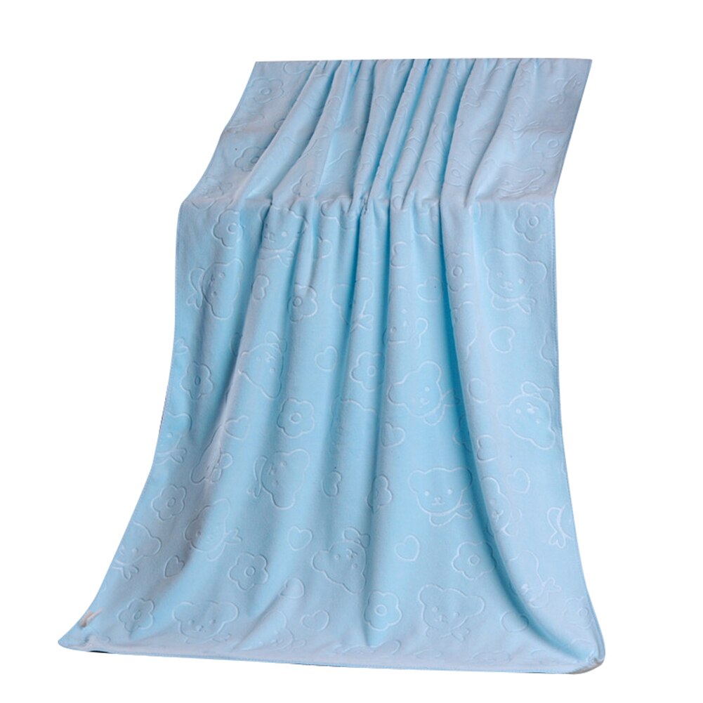70x140cm microfiber bear comfortable soft absorbent shower bathtub beach towel blanket bath towel bathroom supplies