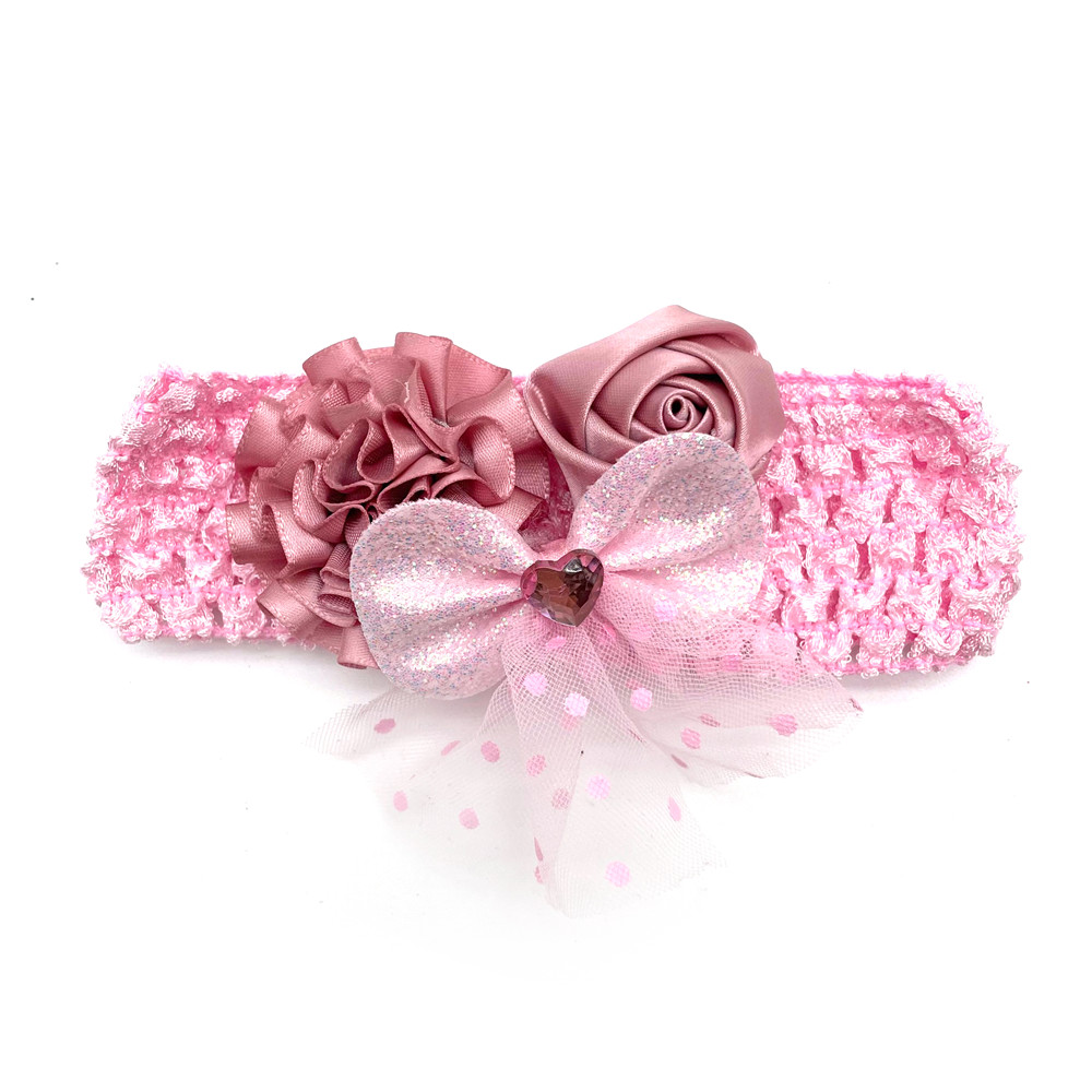 30/50 stuks hond bloemen vlinderdas met elastische band roze bloemen meisje jongen hond verzorging product voor kleine midden grote hond strikjes