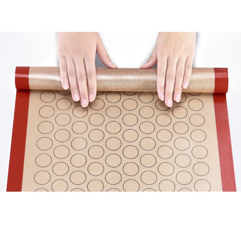 70 Grids Silicone Macaron Baking Mat for Bake Pan Pastry Cookie Non-stick Multifunction Kitchen Baking Tools Sheet Pads