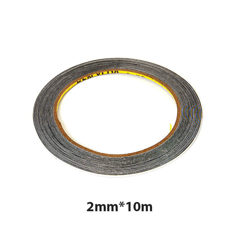 Brand 1 Pc 10M Sticker Double Side Adhesive Tape Fix For Cellphone Touch Screen LCD Mobile Phone Repair Tape: Transparent