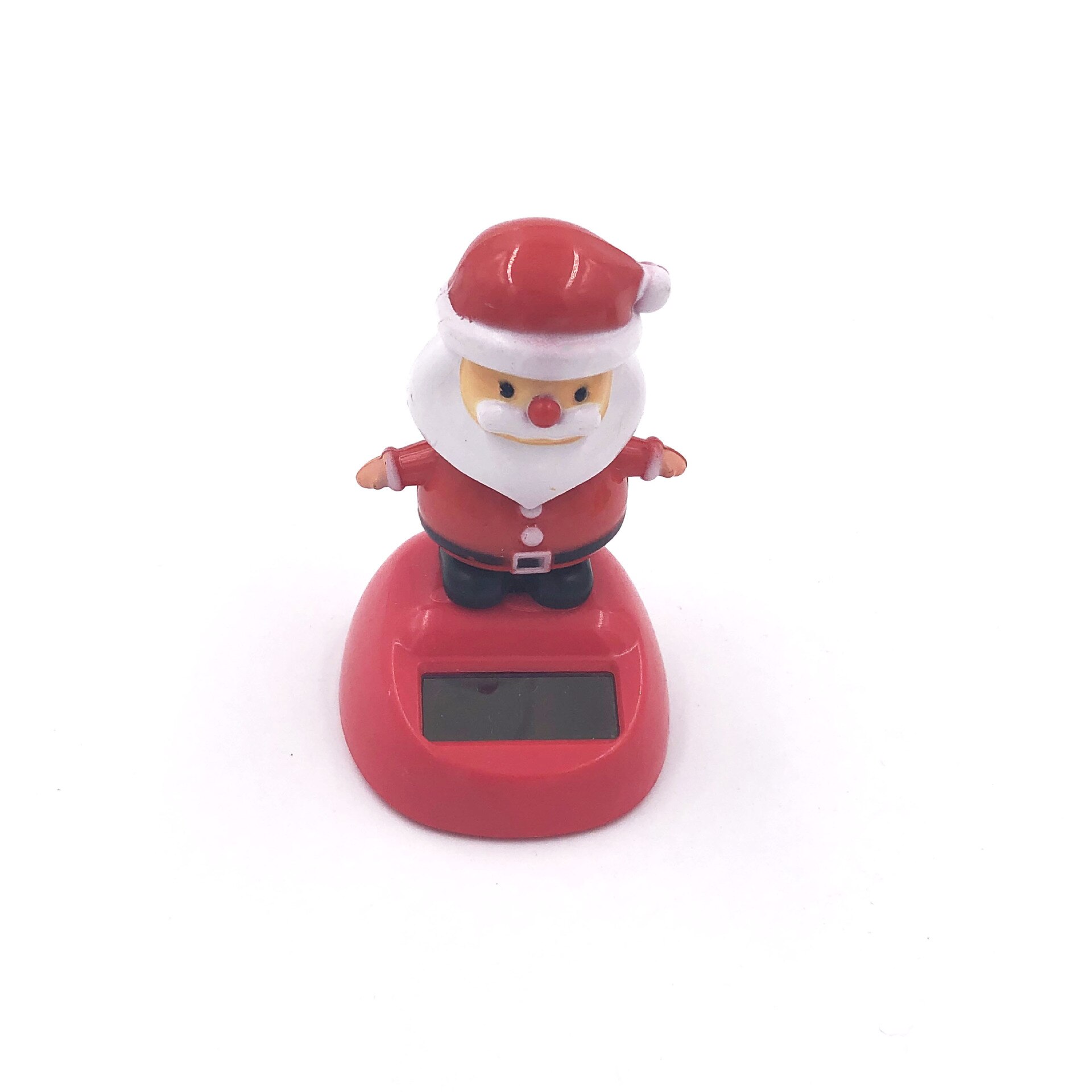 Kerstman Auto Decoratie Kerst Auto Solar Hoofd Pop Kerst Decoratie Auto-interieur: Rood