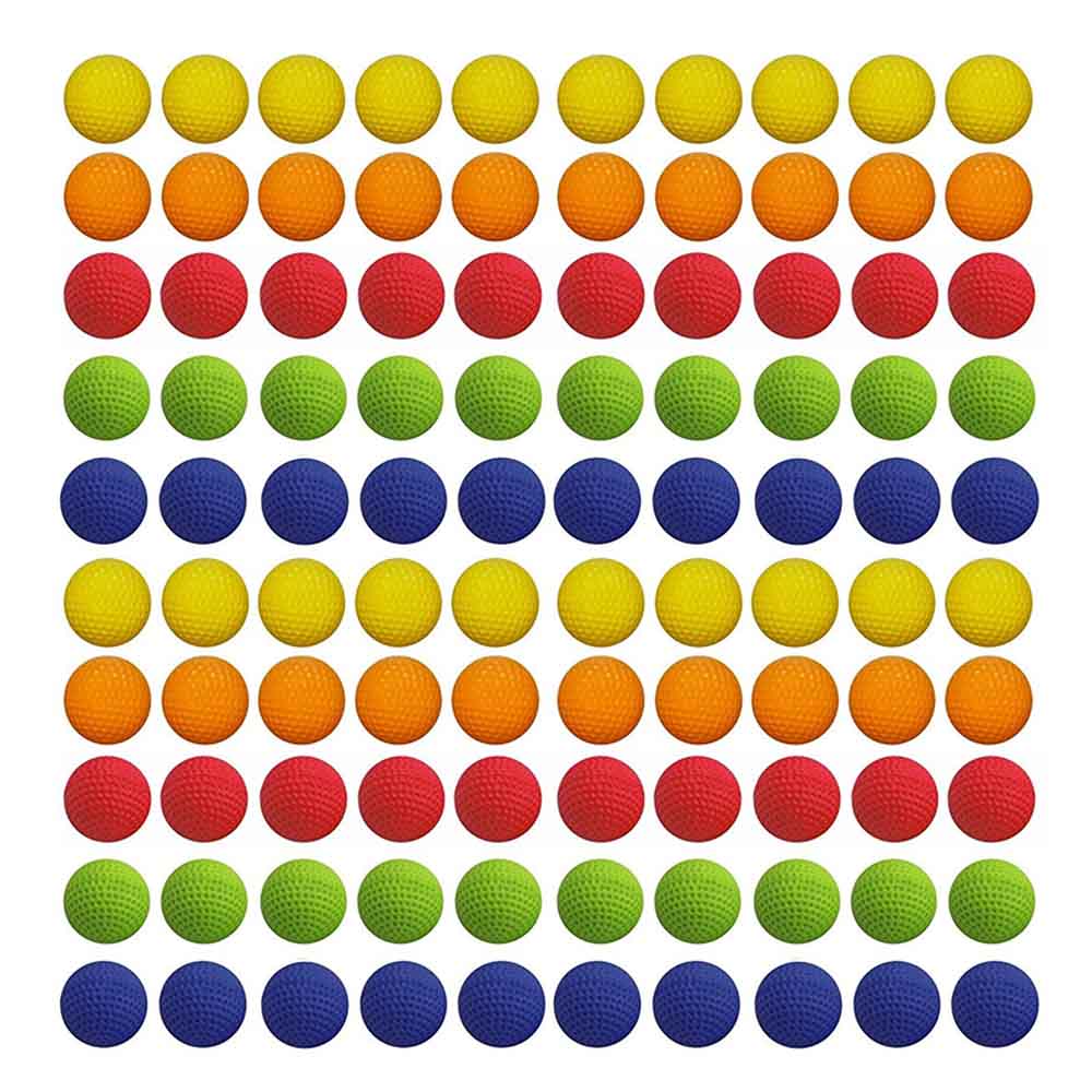 100 pcs Kleurrijke Ballen EVA Foam Golf Zachte Ballen Voor Refill Speelgoed ongeveer 2.2 cm