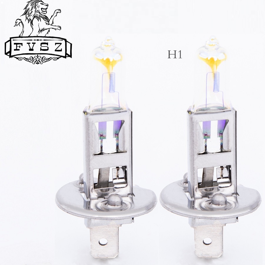2Pcs H1 12V 55W 3000k fog lamps halogen headlights Halogen Bulb Car Headlight Lamp Car Driving Light Source car styling parking