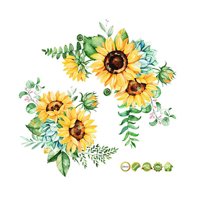 Sunflower Stickers In Décor Decals, Stickers & Vinyl Art for sale