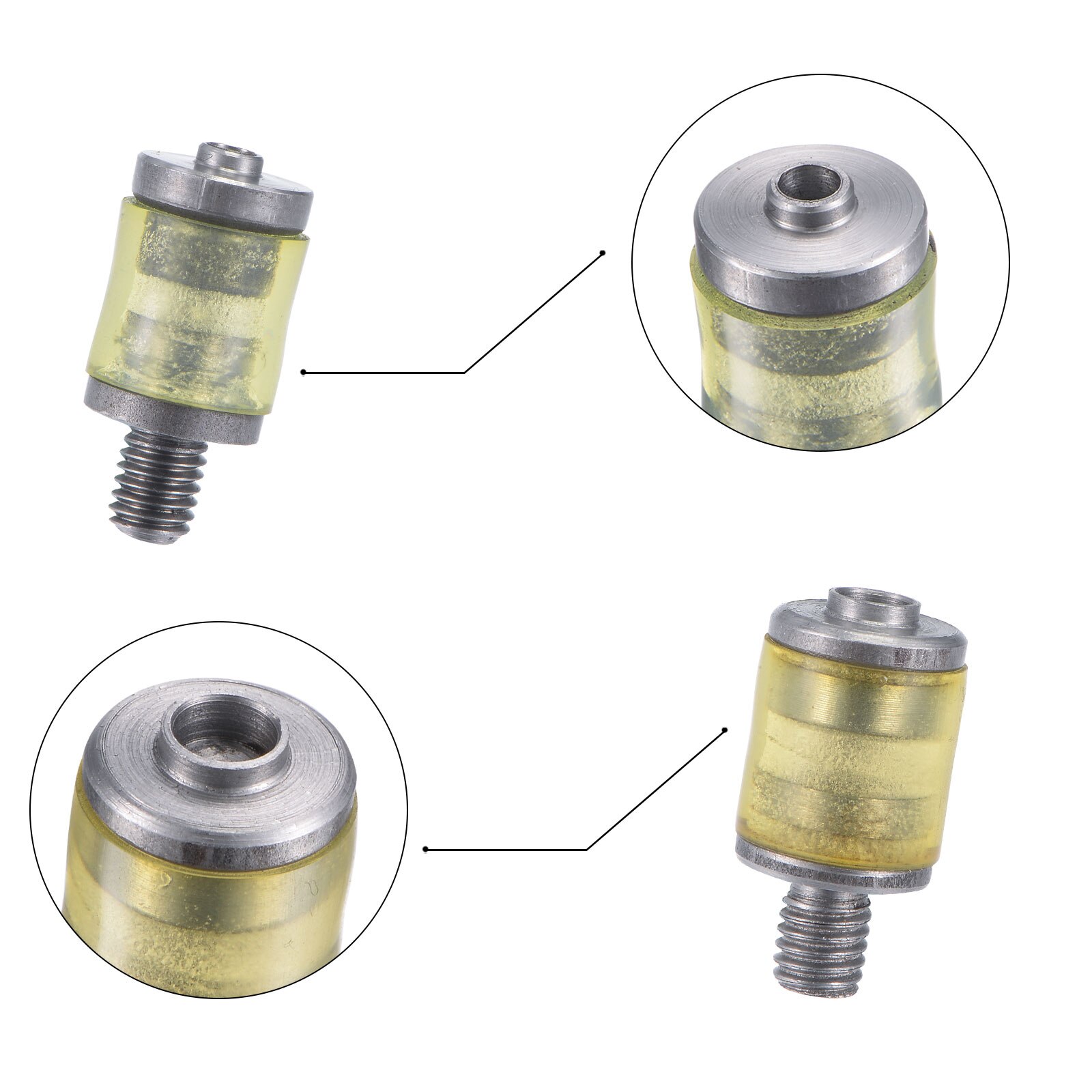 Uxcell Hand Press Machine Stud Set 12mm No-Sew Button Fasteners Dies M8 Thread