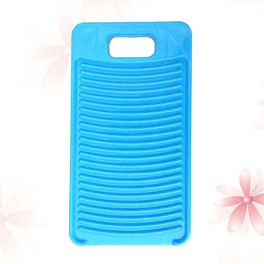 Non-slip Washing Washboard Home Washing Scrubbing Board Laundry Washboard for Home (Blue): Blue
