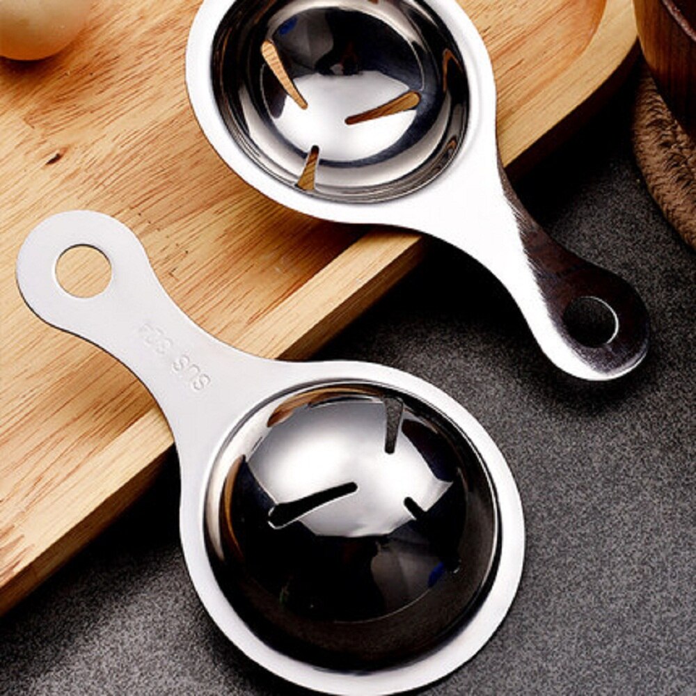 Household Tools Baking Stainless Steel Egg Protein Separator Leaky Egg White Separate Yolk Separator Egg Liquid Filter