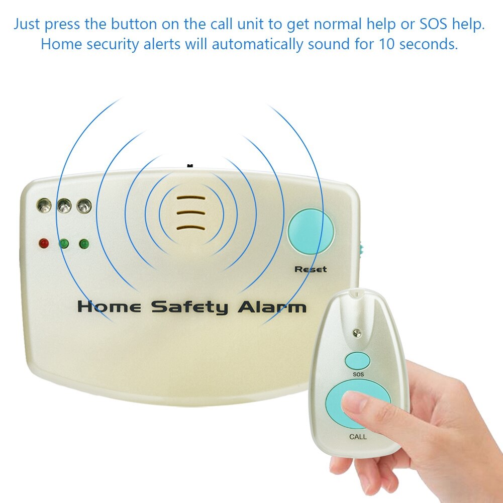 panic button Elderly/Children Home Security Alarm Emergency Pager Call Button Safety Alarm System boton de panico