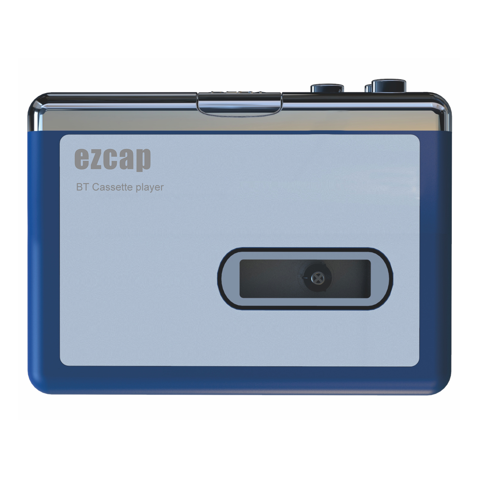 Ezcap215 bt leitor de cassetes portátil bt 4.2 leitor de fita 5 botões de controle estéreo l/r auto reverso fita de áudio com fones de ouvido