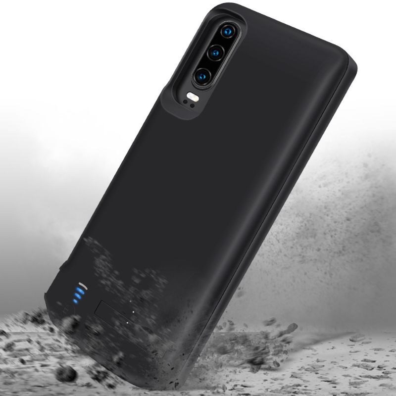 10000mAh batterijhoes voor Huawei P40/P40 Pro/P30/P30 Pro Draagbare oplader met hoge capaciteit Slanke beschermhoes met snel opladen