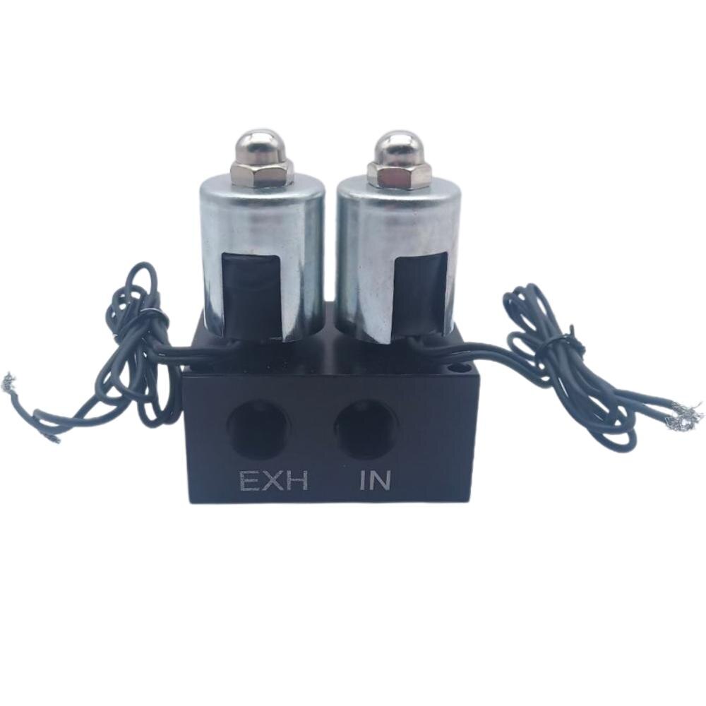 Zawór elektromagnetyczny 12v powietrze jeździć zawieszenie kolektora pneumatyczne amortyzator podwójne