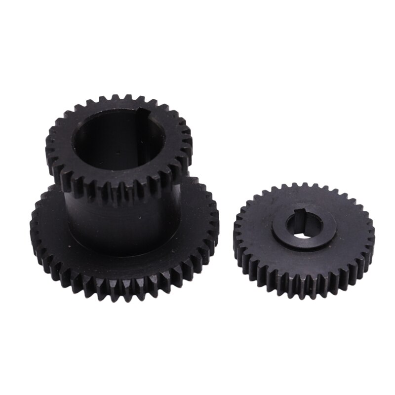 2 stk høj og lav sortfarvning (rustfast) drejebænk hovedaksel transmission hastighed gear  cj0618 tænder  t43 xt 31 t30 xt 18