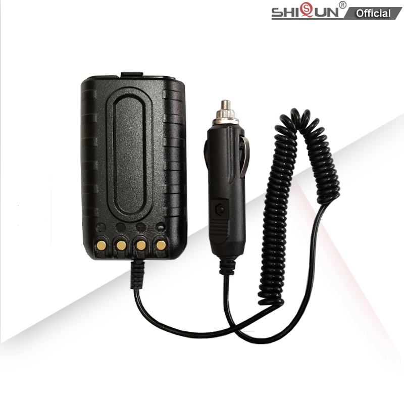 12V DC Auto ladegerät Batterie Eliminator für Quan sheng TG-UV2 plus 10W Walkie Talkie Original TG-UV2 plus Zwei-Wege-Radio Zubehör