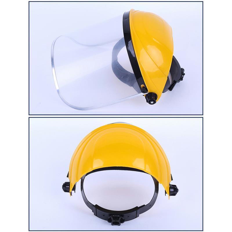 Grinding Helmet Shields Clear Safety Protective Cover Head-mounted Face Eye Shield Screen