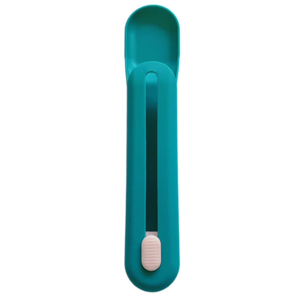 Kat Strip Knijper Lepel Kat Feeder Kat Vloeibare Snack Lepel Voedsel Voeden Dierbenodigdheden: green