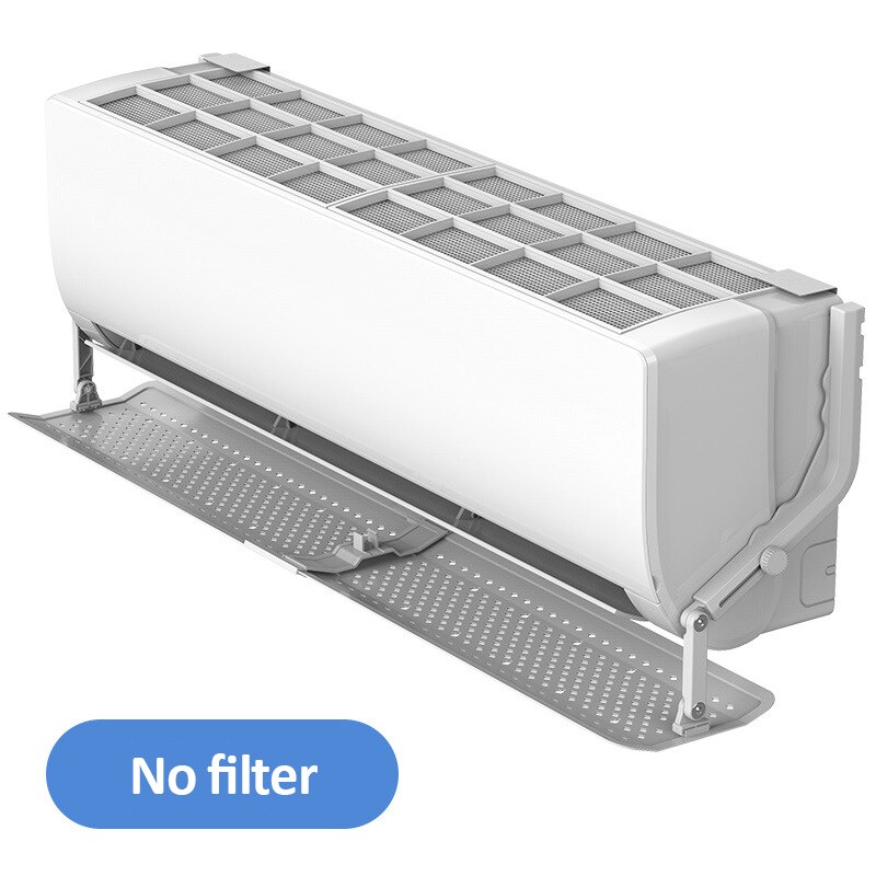 Adjustable Air Conditioning Cover Anti Direct Blowing Wind Deflector Scalable Air Conditioner Baffle Shield Windshield: No filter