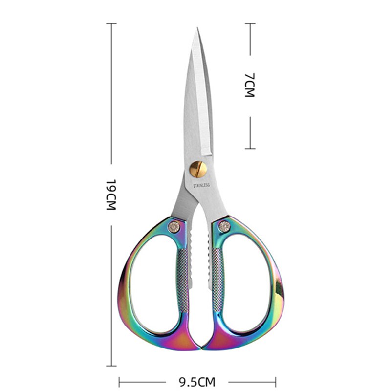 Multicolor Professionele Sterke Schaar Kleermaker Schaar Borduurwerk Handwerken Naaien Keuken Schaar Diy Draad Stof Scharen: K82   19CM