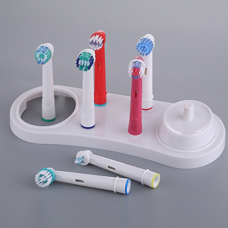 Toptilbud elektriske tandbørster holder holder støtte hvide tandbørstehoveder base med opladerhul til oral  b 3709 3728 d18: Default Title