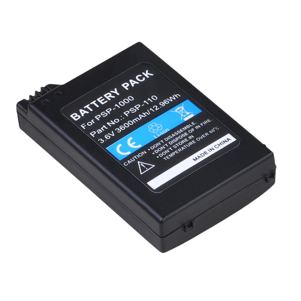 3600mAh PSP1000 Rechargeable Battery Pack for Sony PSP-110 PSP-1001 PSP-1000 Handheld Game Console: 1x Battery