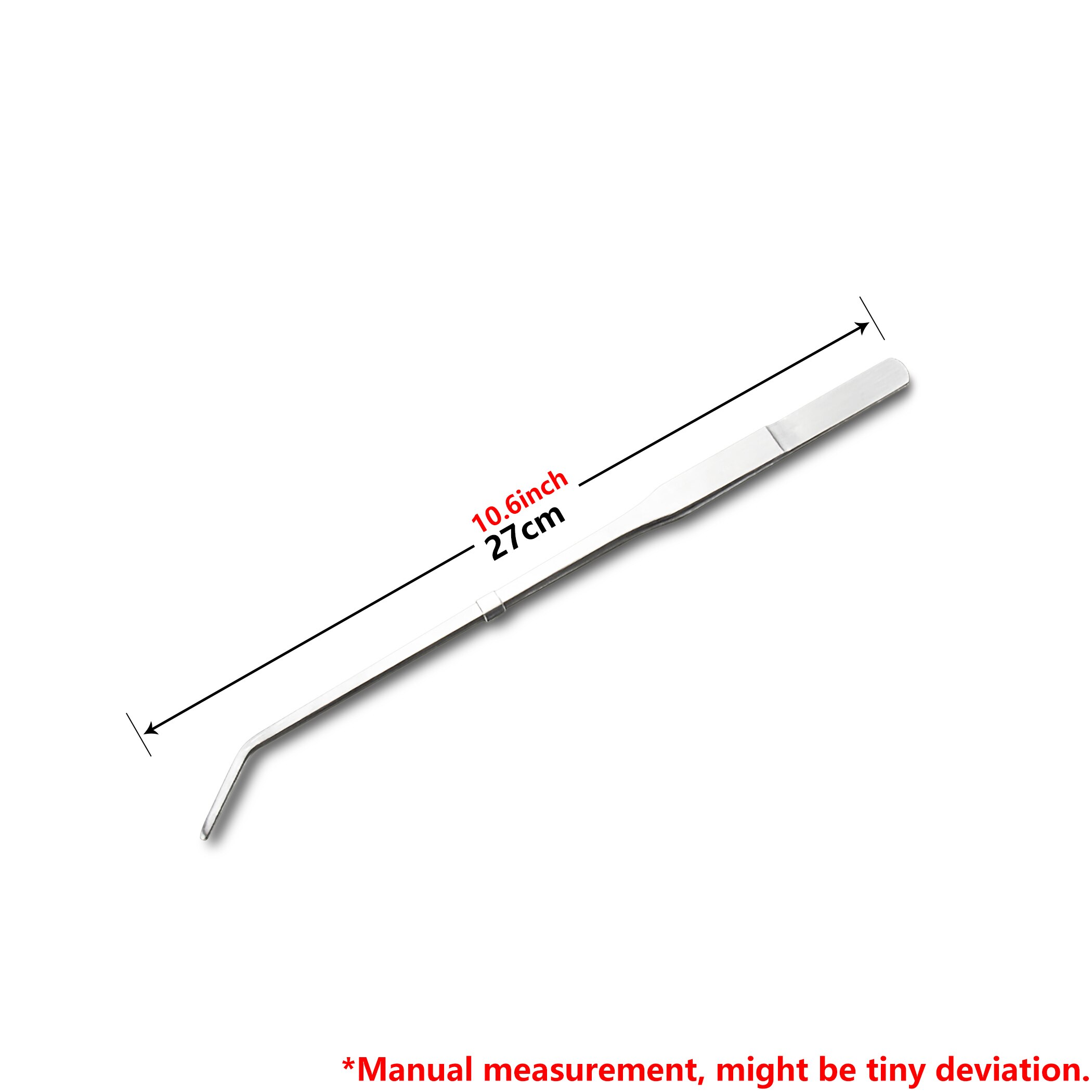 5in1 Aquascaping Curved Tools Kit Set - Tweezer + Scissor + Spatula + Storage Rack + Algae Scraper for Fish Tank Aquatic Plants