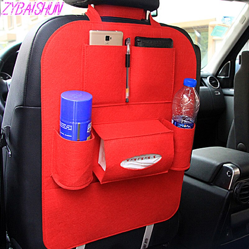 Car Rear Seat Storage Box Multi-pocket Storage Bag for Porsche 911 918/Cayenne/Macan/Macan S/Panamera/Cayman/Carrera/Boxster