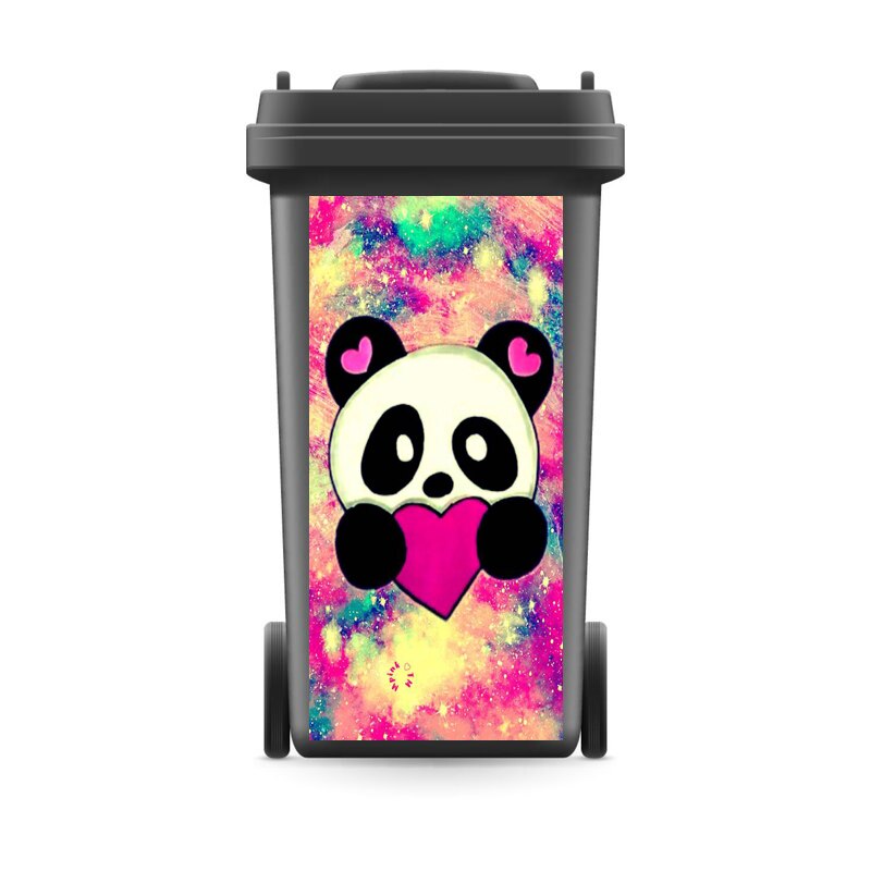 Modern Renew Rubbish Bin Sticker Vinyl Removable Waterproof Sticker Decals Ktichen Accessories Home Decoration: 6 / 37x82cm(For240liter)