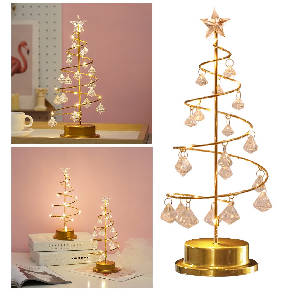Creatieve Led Kerst String Licht, Slaapkamer Kerst Decoratie Tafellamp, Warm Wit Koud Wit Bureau Decor Nachtlampje
