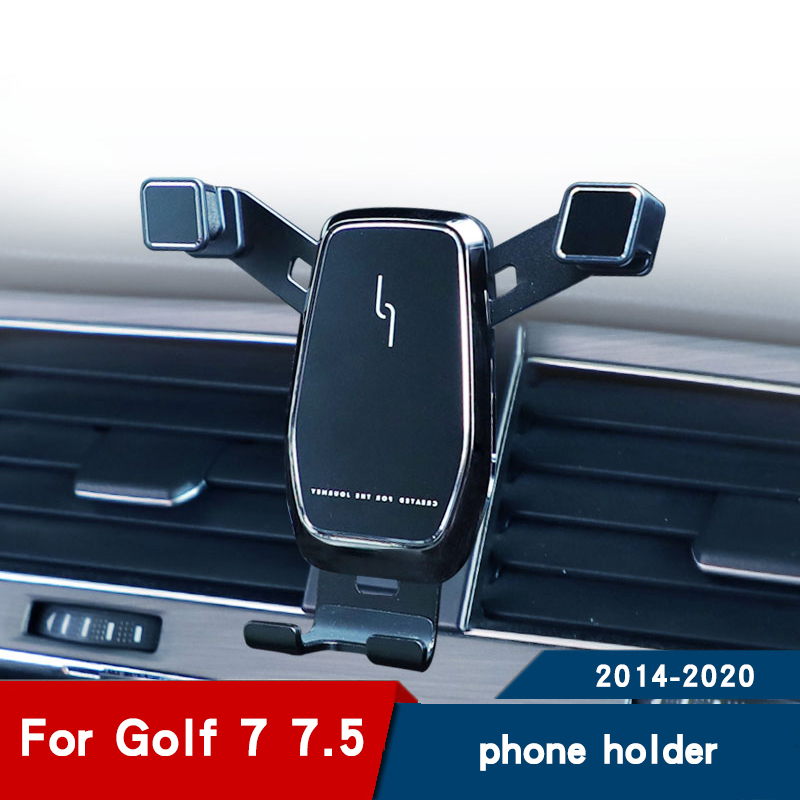 Bilholder til volkswagen golf 7 / 7.5 /  golf  mk7 mk7.5 interiør modifikation dele telefonstativ