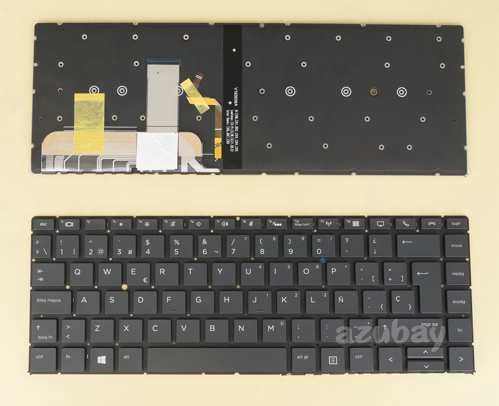 Touche De Clavier AZERTY Français Pour HP EliteBook 1040 G4 / G5, X360 - Reconditionnée
