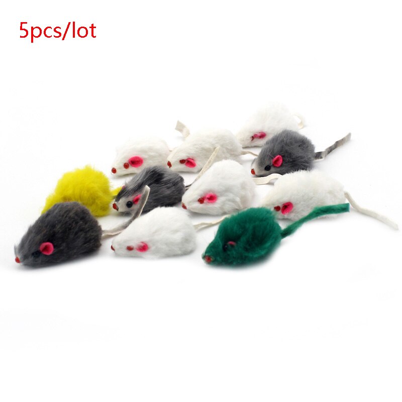 pawstrip 5pcs/lot Cat Ball Toy With Jingle Bell Inside Kitten Toys Pet Cat Teaser Colorful Balls Toy For Cats Diameter 3.5 cm: Fur Mouse