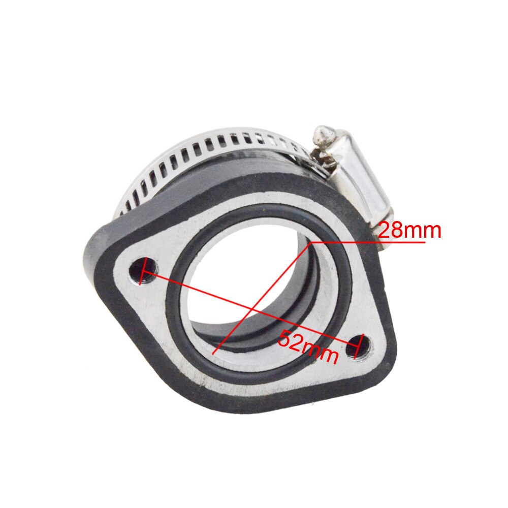 Arburator indsugningsmanifold adapter gummi montering flange manifold  vm24 pe26 pe28 karburator