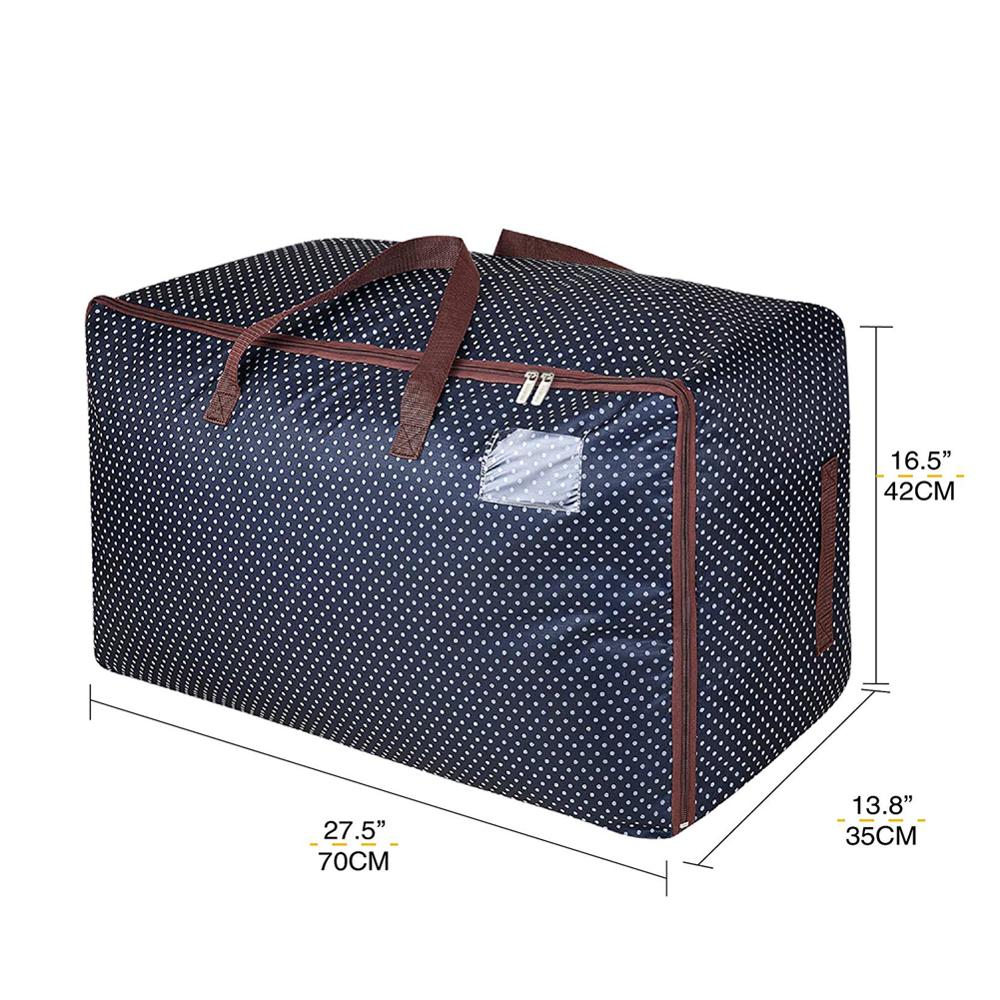 100L/72L Opbergtas, Opvouwbare Grote Capaciteit Kleding Opbergtas Voor Dekbedden Dekens Beddengoed Dekbedden Kleding Truien, 1Pcs