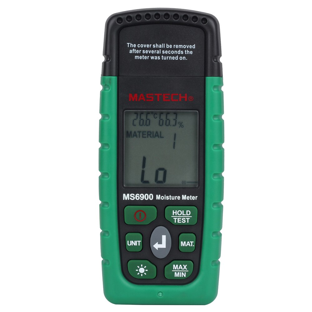 MASTECH MS6900 Draagbare Digitale Hout hout Vochtmeter LCD Hygrometer Temperatuur-vochtigheidsmeter Tester