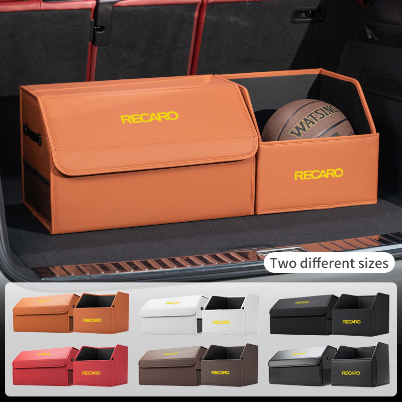 Boîte de rangement de coffre de voiture, mallette de rangement d'outils, rangement pour Recaro, style intérieur automobile
