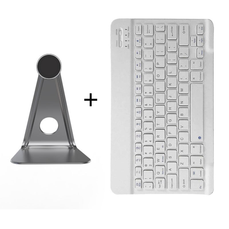 Tablet Keyboard Stand Holder For iPad Pro 12.9 11 Huawei Xiaomi Mi Pad 5 Pro Samsung Tablet PC Holder Mobile Phone Support Stand: white