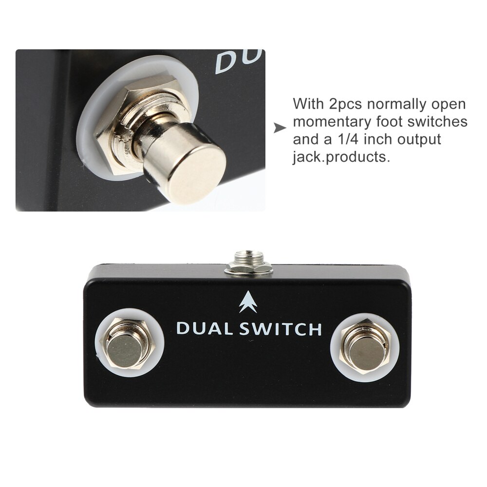 Foot Switch Guitar Pedal Dual Guitar Effect Footswitch Musical Instrument Supply