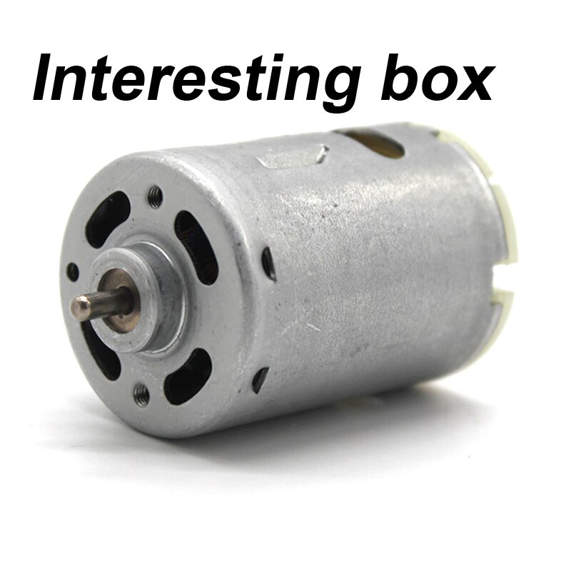 Qsx-545 motor 6V 12V large torque DIY micro tool material small electric drill motor accessories