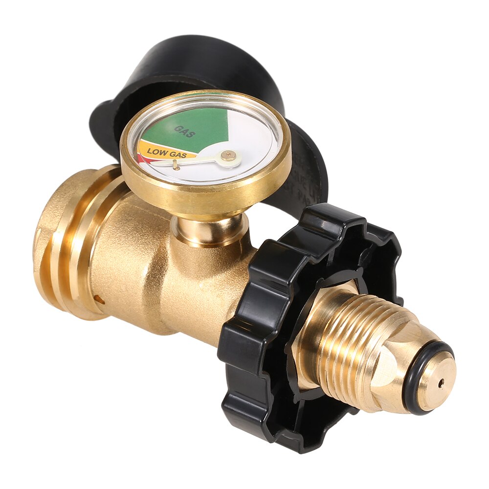 Lixada Propaan Adapter Massief Messing Regulator Veiligheid Pol Converteren Naar QCC1/Type1 Regulator Slang Voor Gas Grill