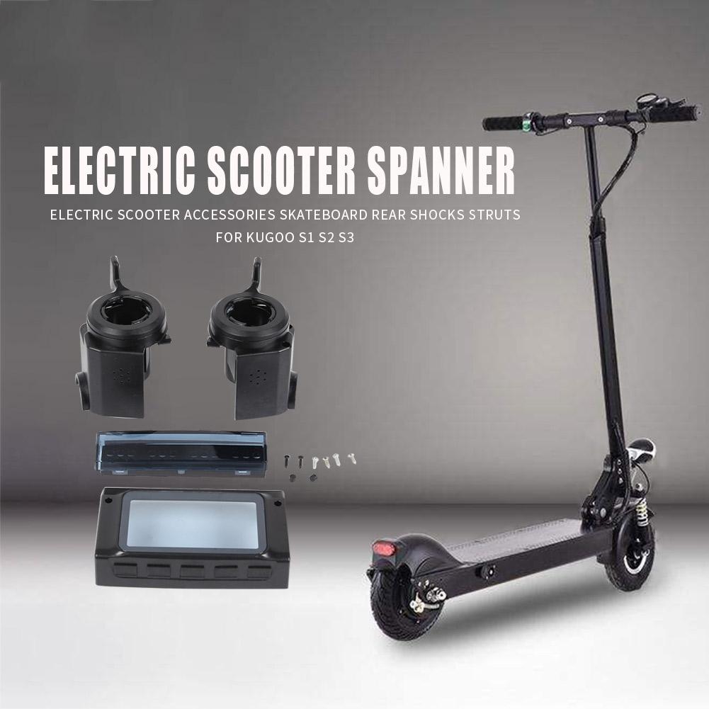 Scooter elétrico de plástico capa tela esquerda e direita polegar lidar com lâmpada escudo kit habitação para kugoo s1 s3 autobalance