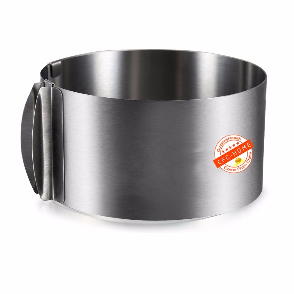 6 to 12 inch Adjustable Mousse Ring Mould, Professionals Cake mold with calibration, baking tools for cakes