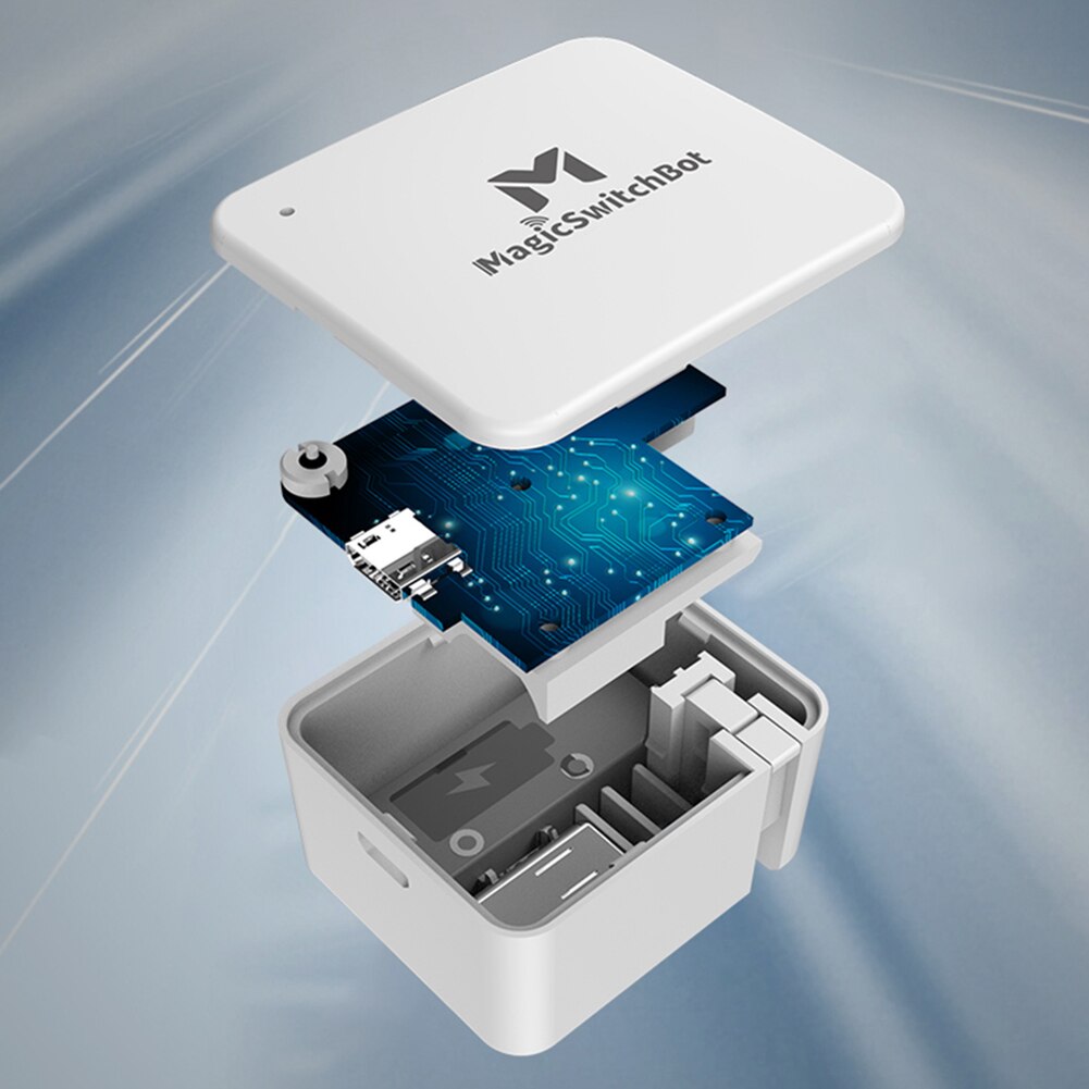 Bluetooth 5.0 Smart Switch Button Pusher Control Center for Garage Wall Light Switch App Timer Control Home Device Accessories